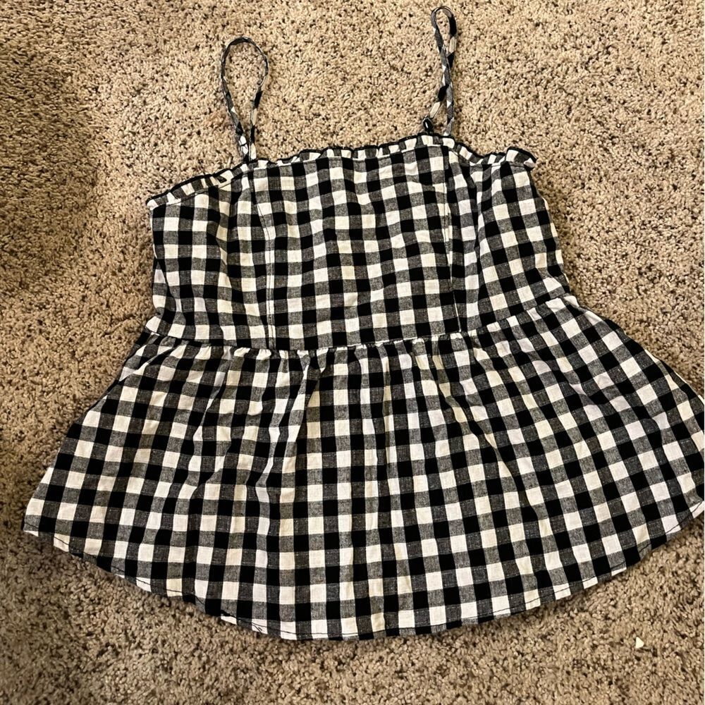 Cotton peplum top